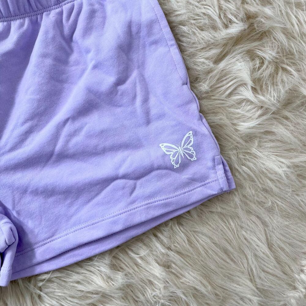 NWT The Children's Place Girls Pull-On Graphic French Terry Shorts Size L 10 12 - Picture 2 of 4
